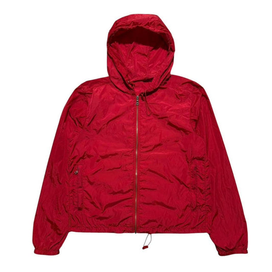 Prada Handbag Jacket Nylon Red