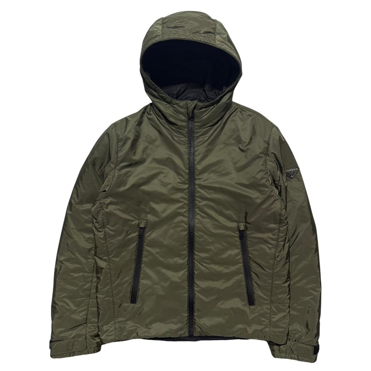 Prada Handbag Down Jacket Nylon