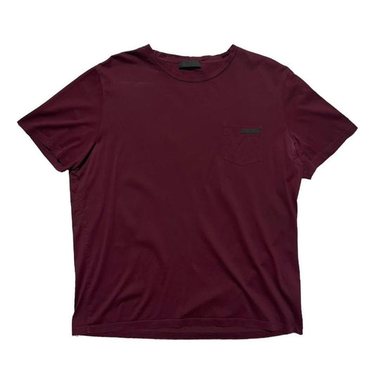 Prada Handbag Burgundy T-Shirt