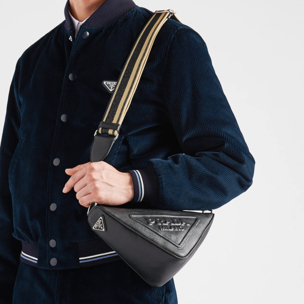 Prada Triangle Bag Saffiano Travel Bag