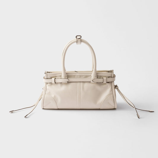 Prada Bonnie Handbag Leather Mini Travel Bag Pr 2511 0504