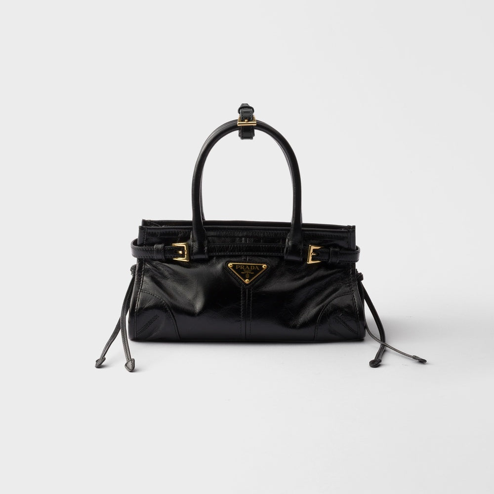 Prada Bonnie Handbag Leather Mini Travel Bag