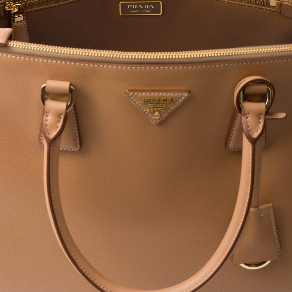 Prada Buckle Extra Bag Leather Large Travel Bag