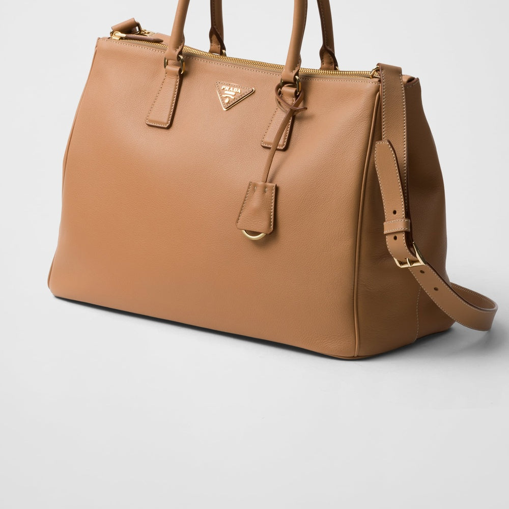 Prada Buckle Extra Bag Leather Large Travel Bag