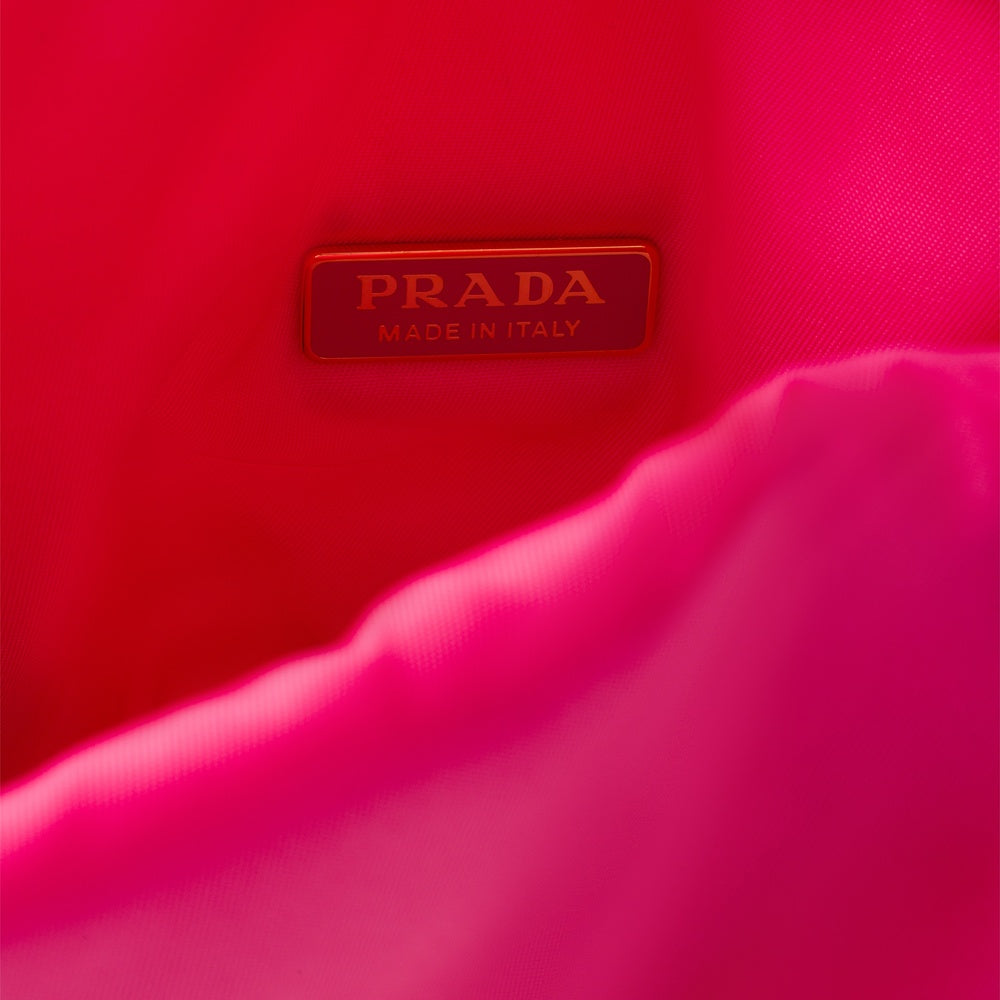 Prada Petit Sac Re And Nappa Bag Leather Nylon Mini Bucket Bag Pr 2511 0547