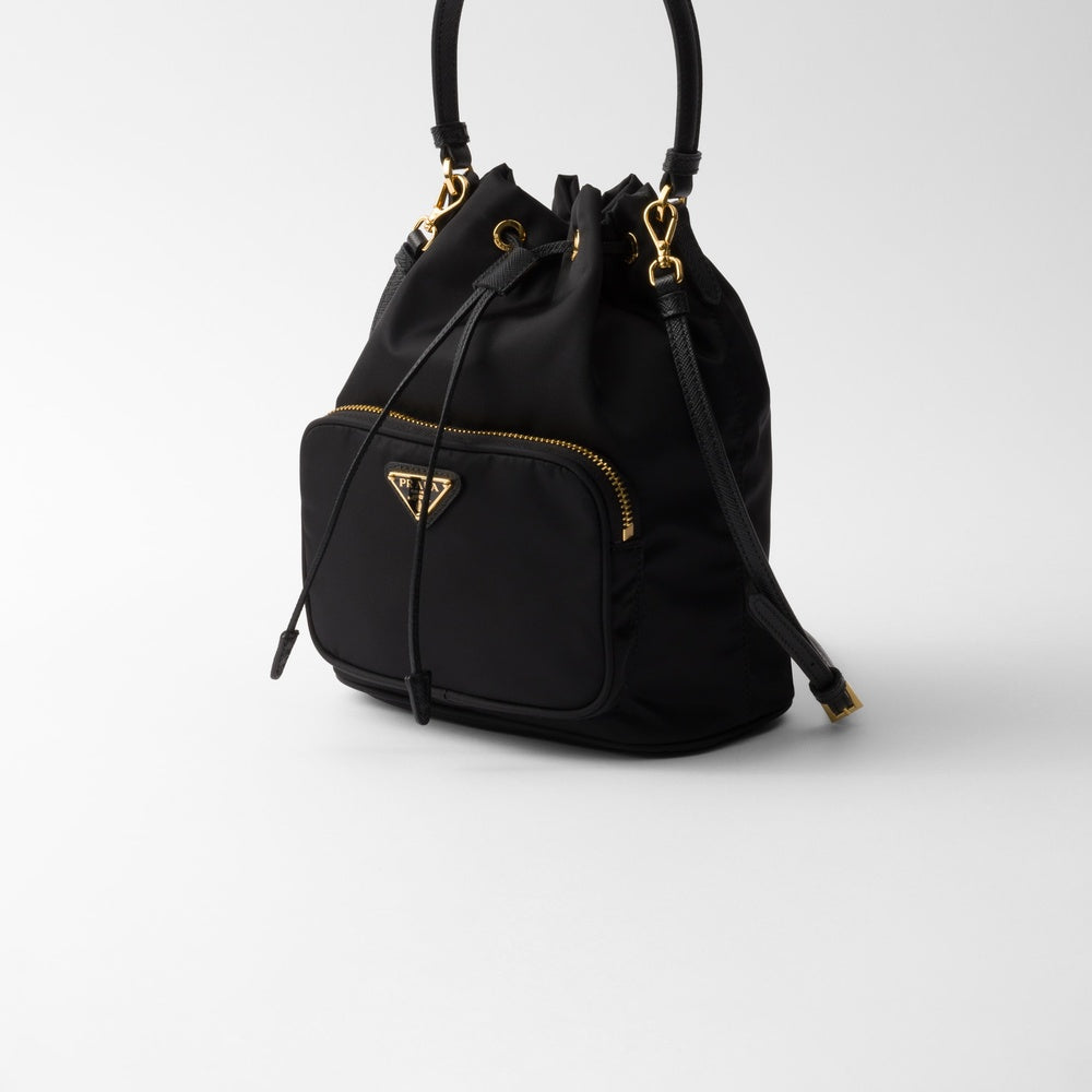 Prada Duet Re Bag Nylon Bucket Bucket Bag Pr 2511 0563