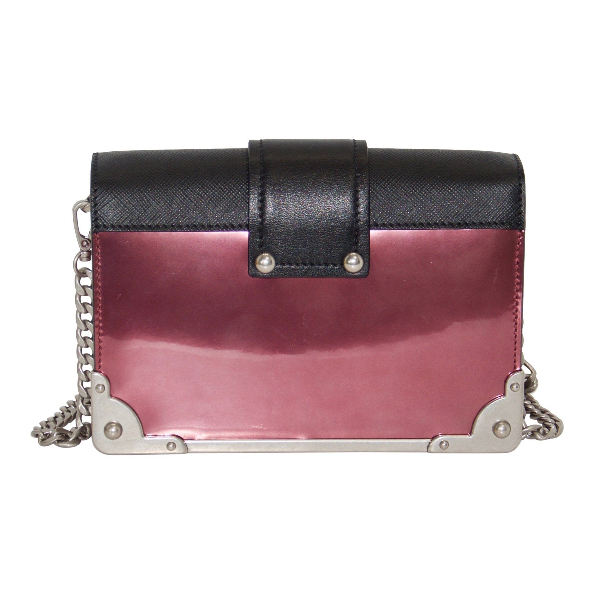 Prada Vitelo Metal Cahier Bag Travel Bag