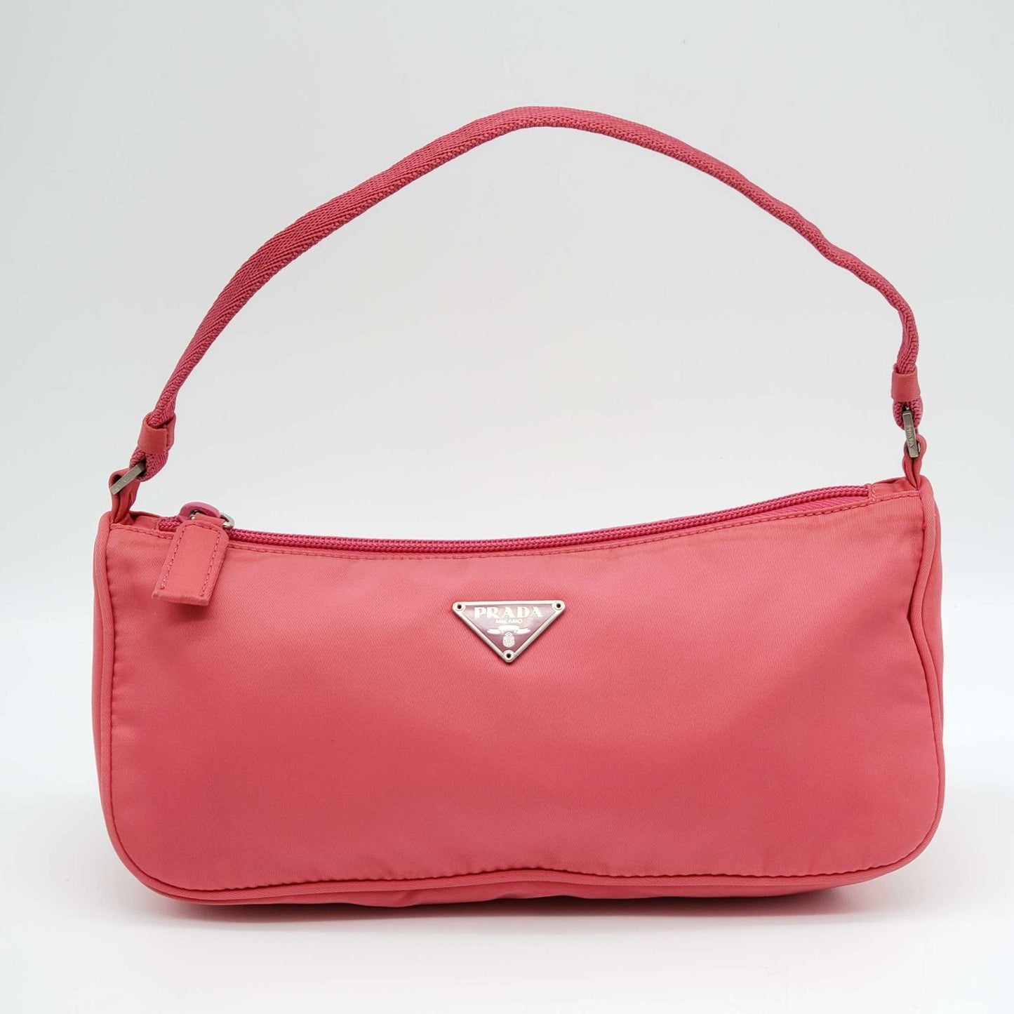 Prada Accessories Hand Bag Nylon Pink Travel Bag