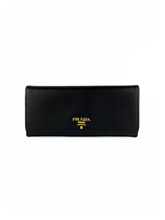 Prada Handbag Wallet Saffiano Black