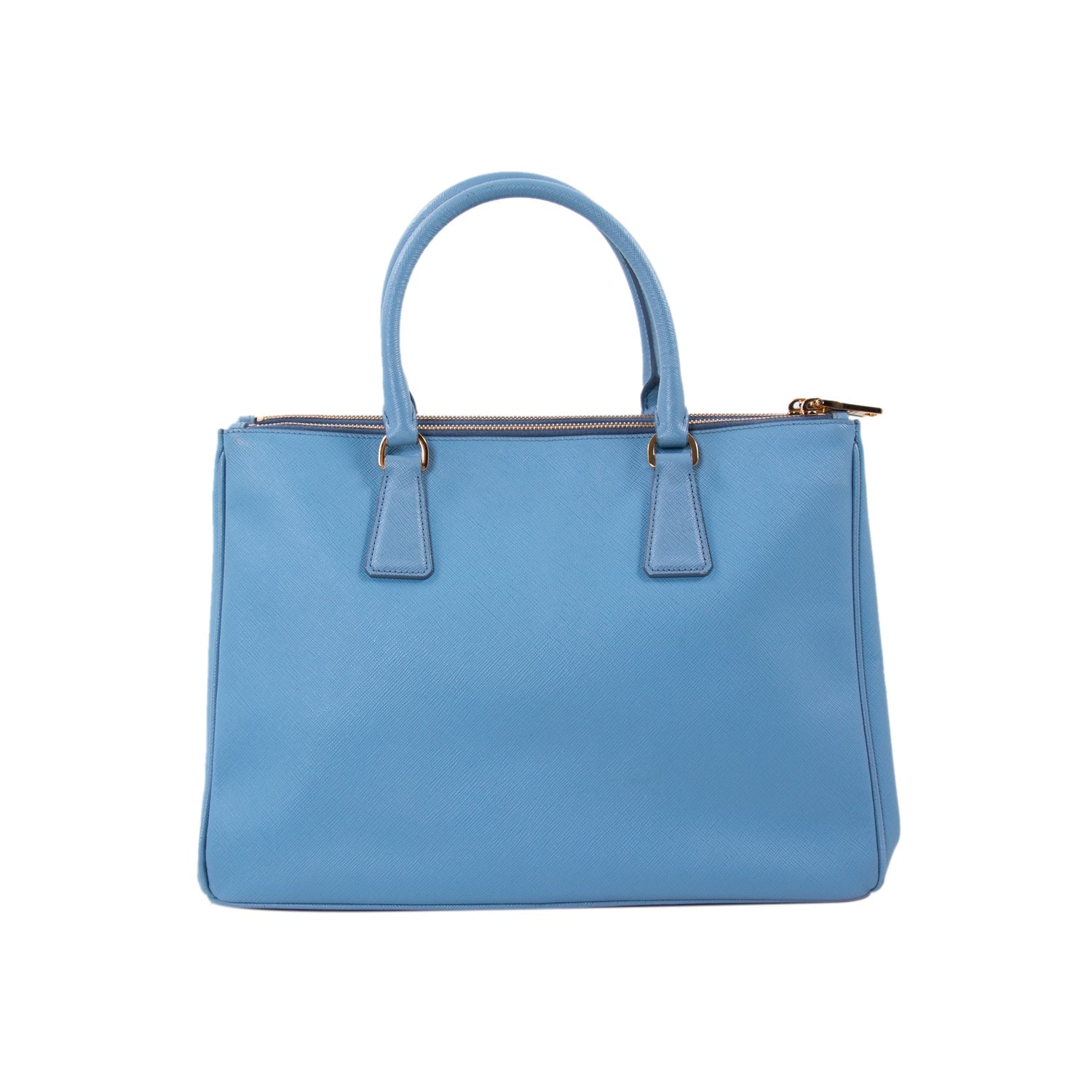 Prada Galleria Lux Double Tote Medium Zip Tote Bag