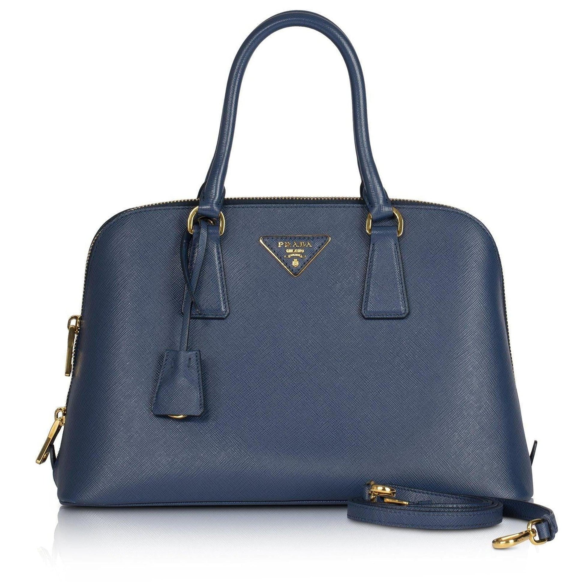 Prada Saffiano Lux Promenade Bag Medium Travel Bag
