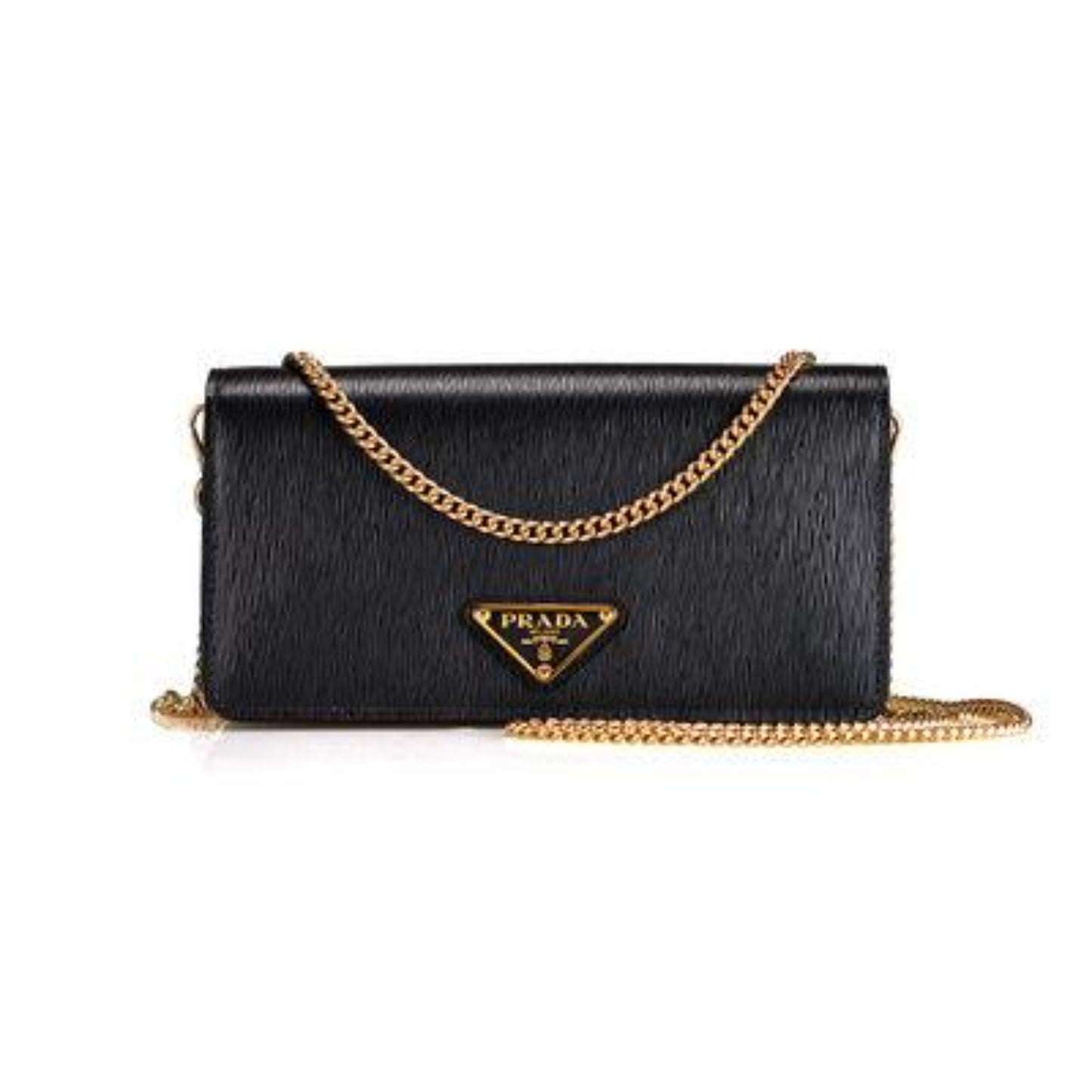 Prada Miniborse Move Cross Body Luxury Handbag Leather Vitello Black Crossbody Bag