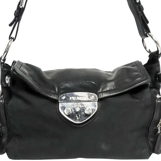 Prada Royal Calf Easy Side Pocket Bag Travel Bag
