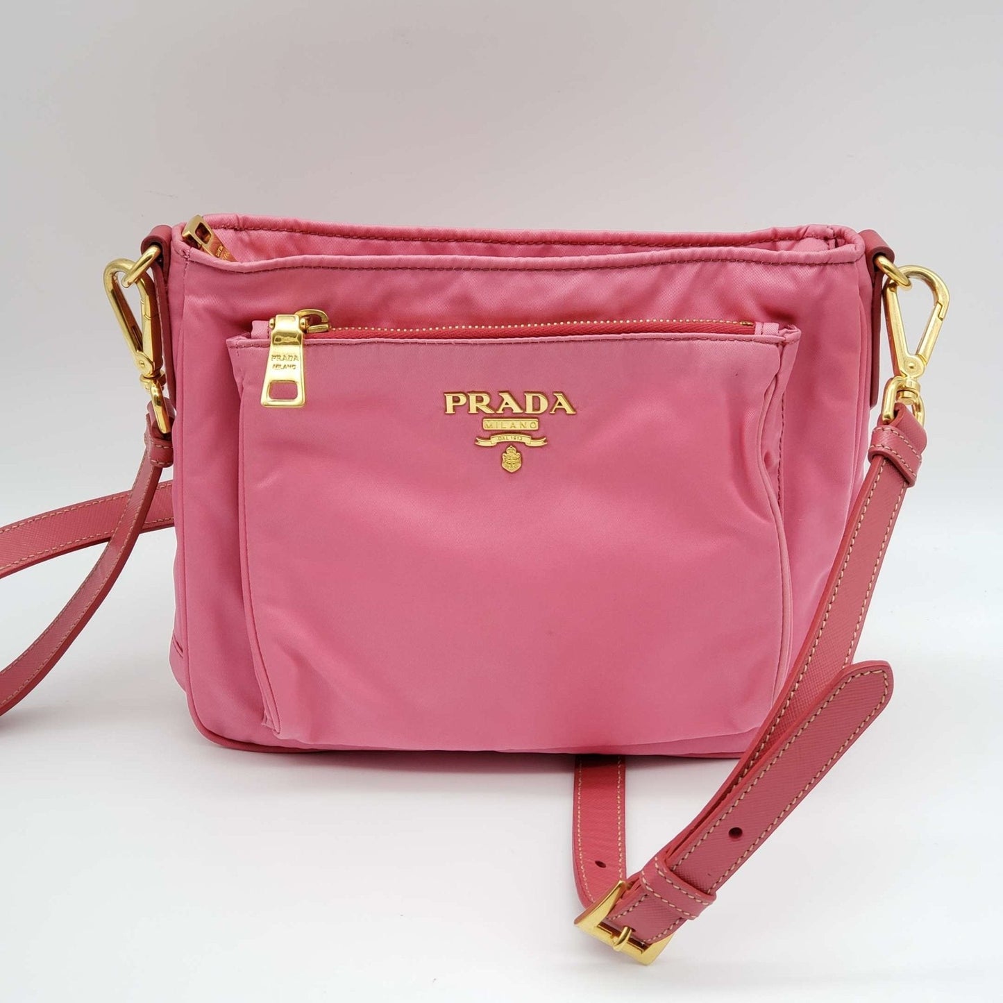 Prada Tessuto Messenger Crossbody Bag Nylon