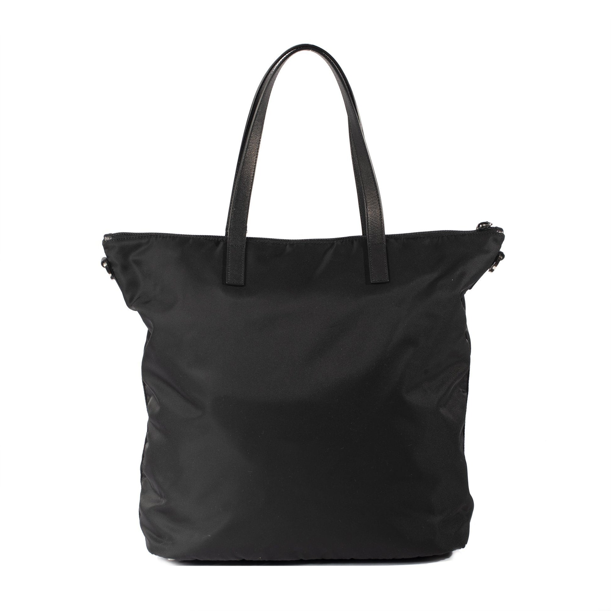 Prada Tessuto Two Way Tote Handbag Nylon Tote Bag