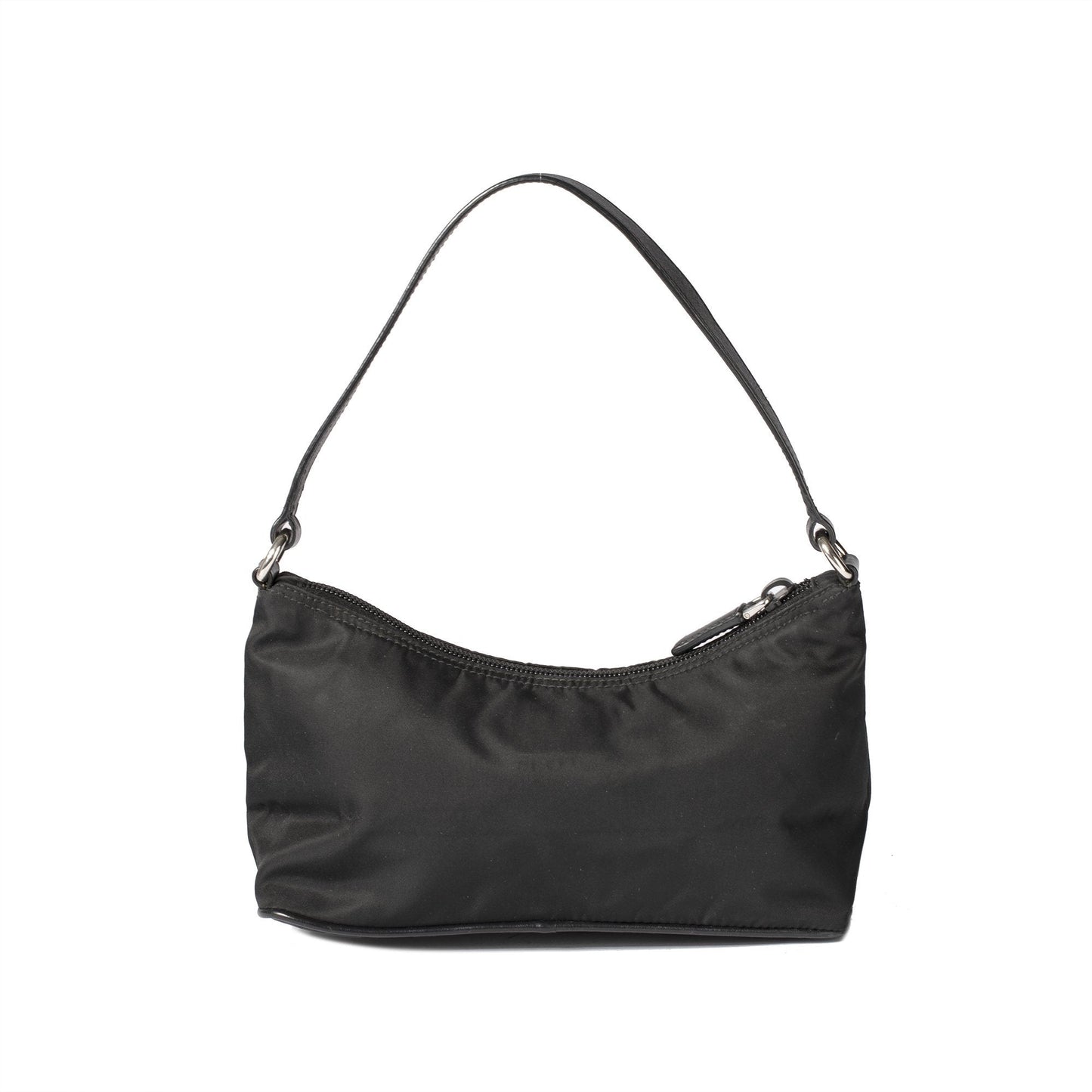 Prada Tessuto Zip Pochette Handbag Nylon Travel Bag