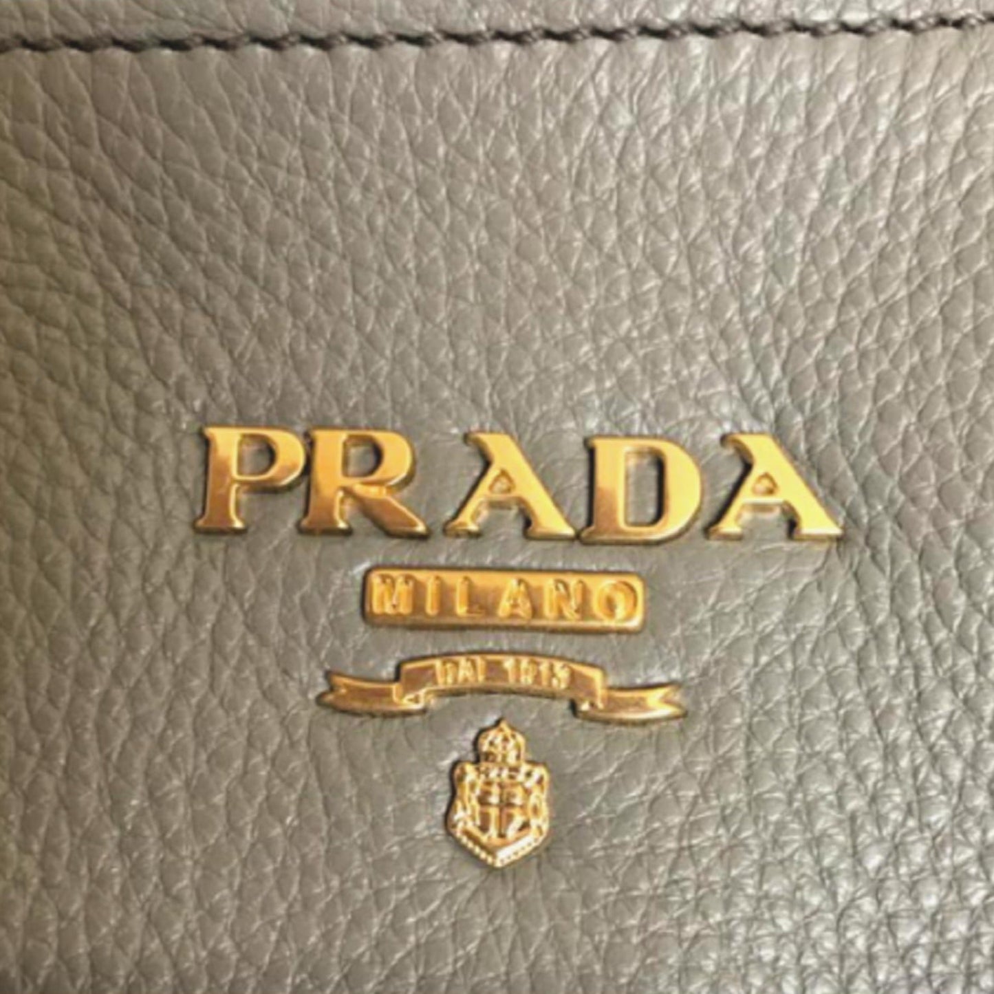 Prada Phenix Shopping Tote Bag Vitello Gray