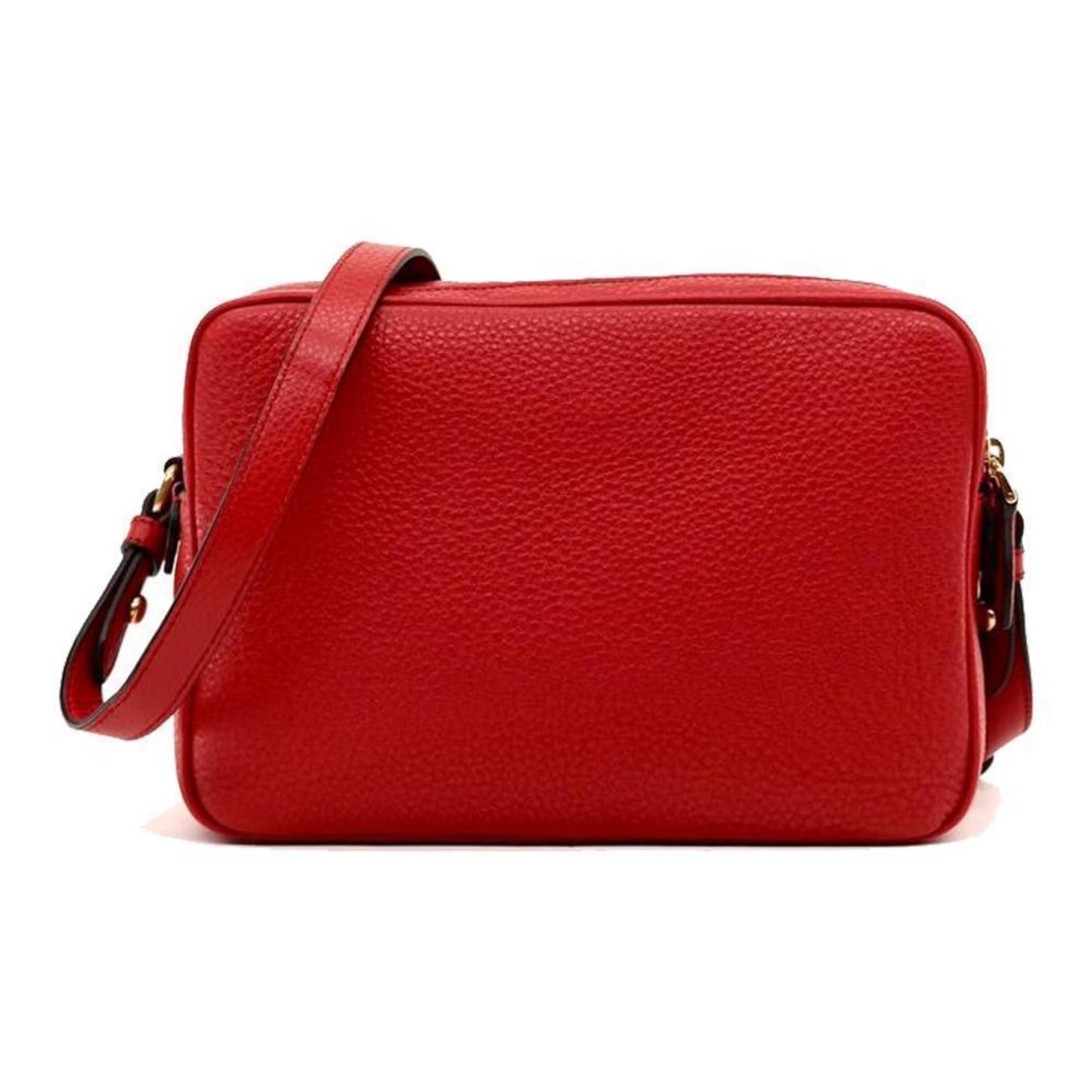 Prada Women Phenix Crossbody Handbag Leather Vitello Red Crossbody Bag