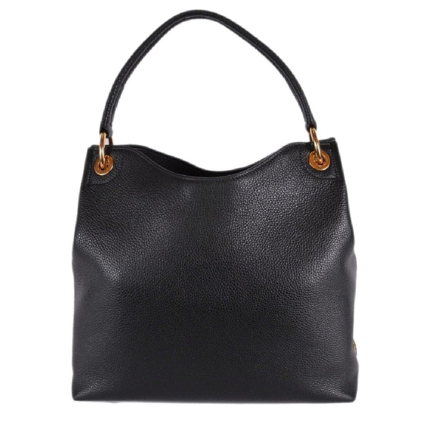 Prada Phenix Hobo Tote Bag Leather Vitello Black