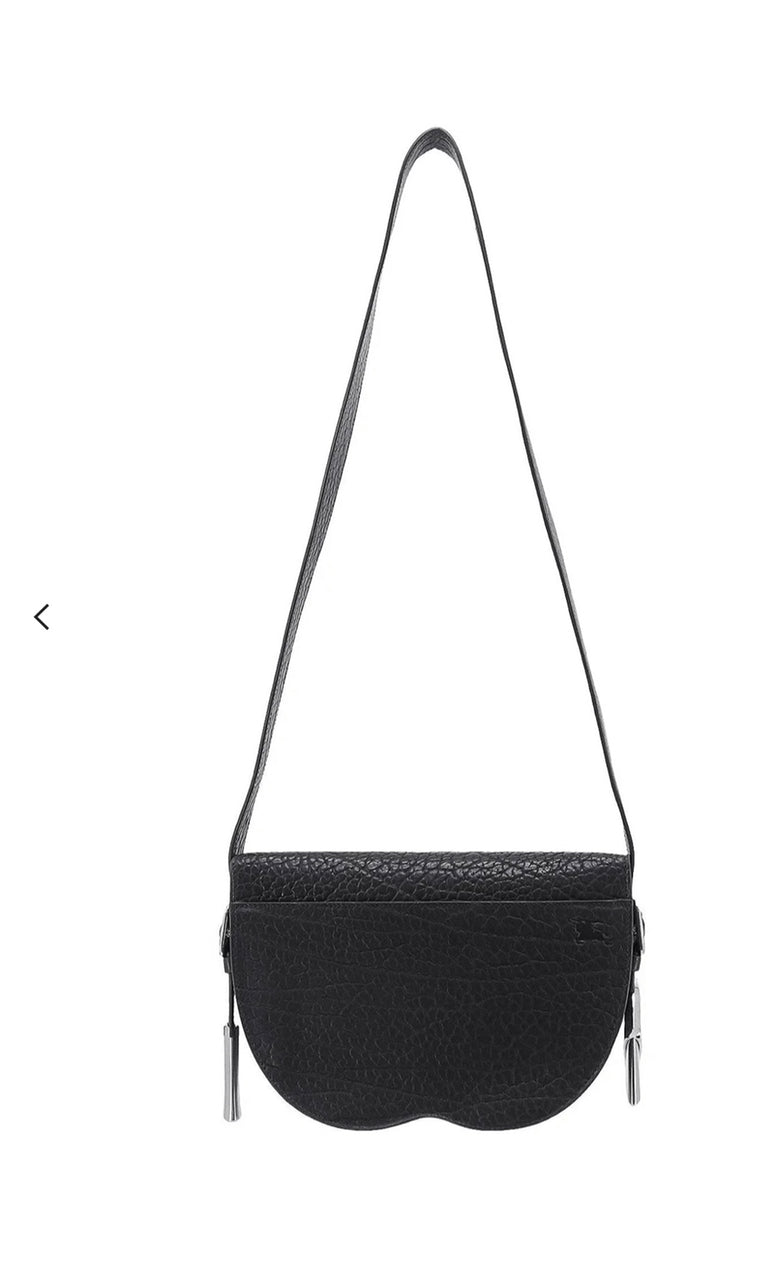 Burberry Luxury Ll Sm Chess Satchel Bag Satchel Leather Black