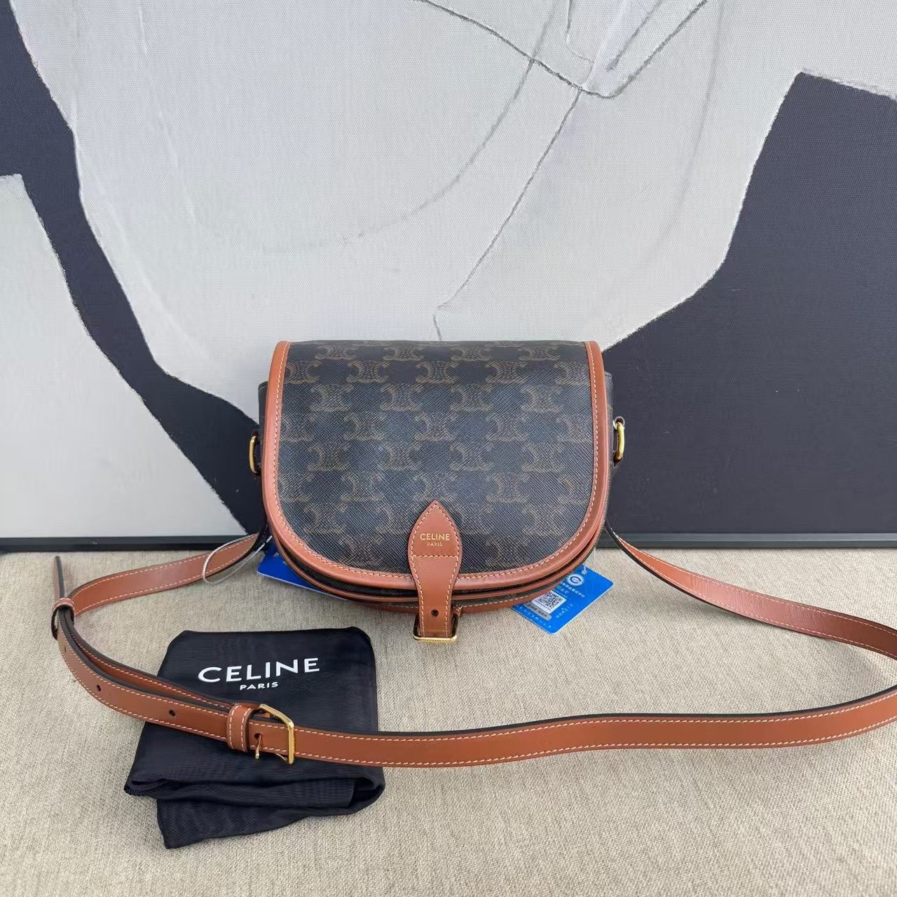 Luxury Saddle Bag Designer Handbag Brown Travel Bag