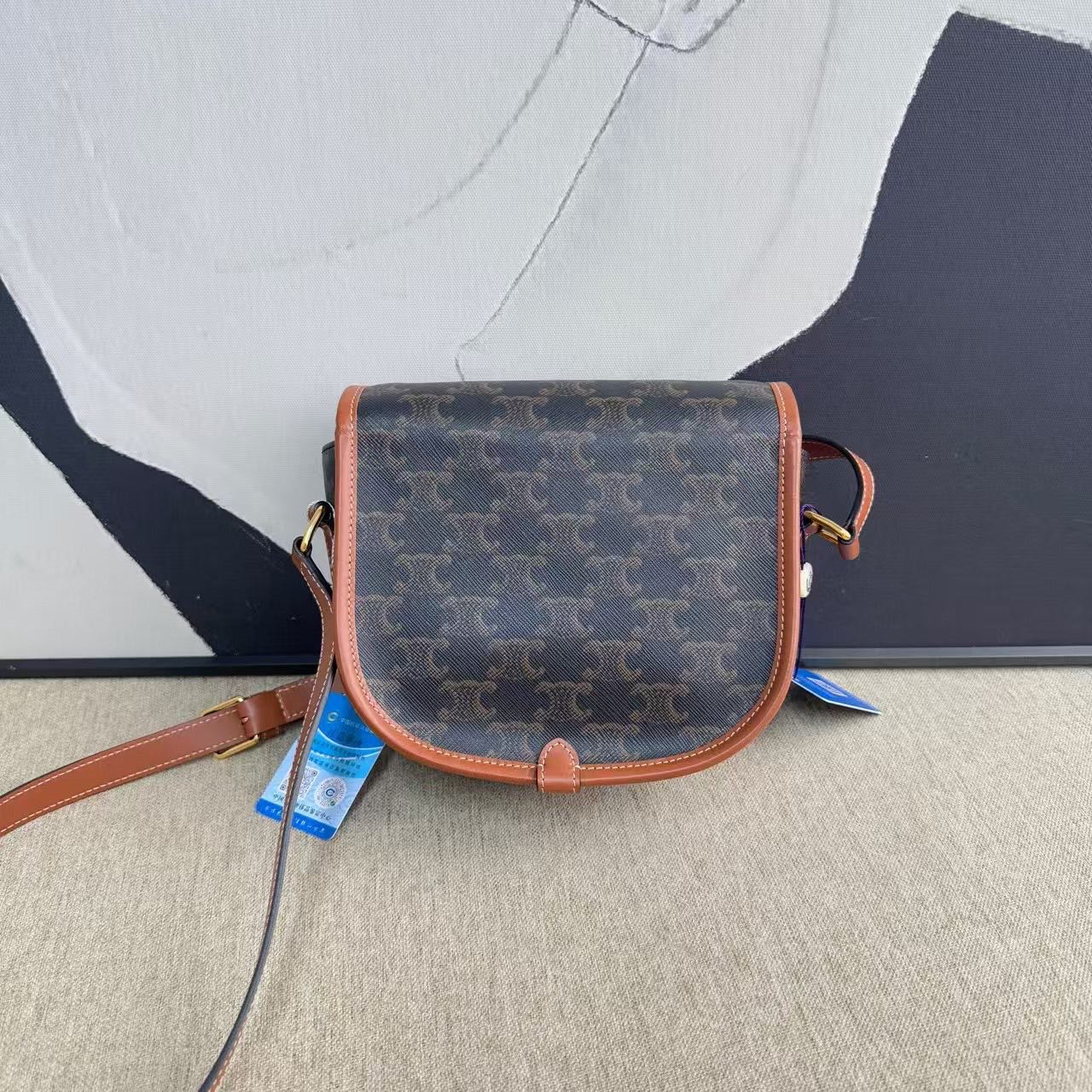 Luxury Saddle Bag Designer Handbag Brown Travel Bag