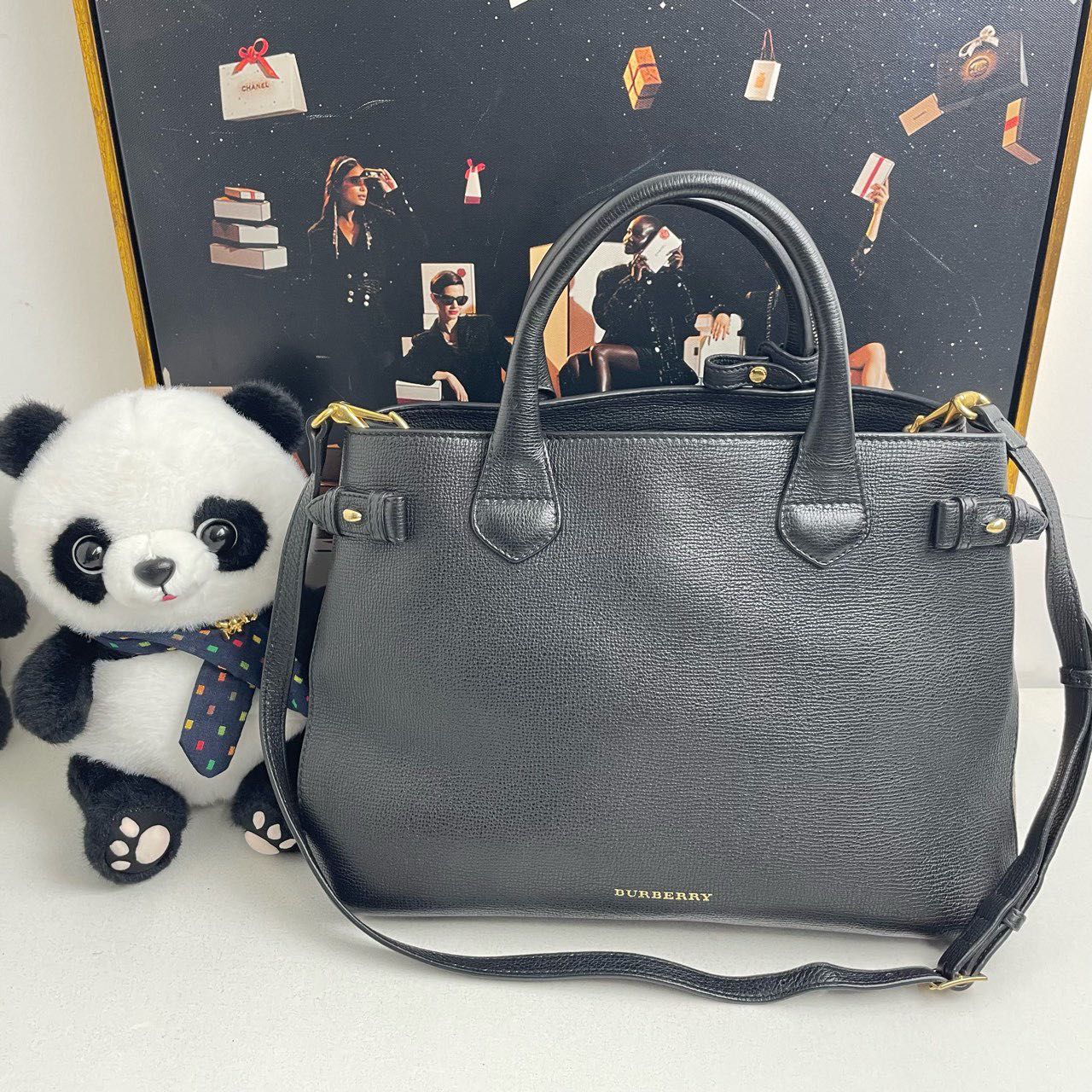 Burberry Newâ Luxury Two Way Bag Travel Bag