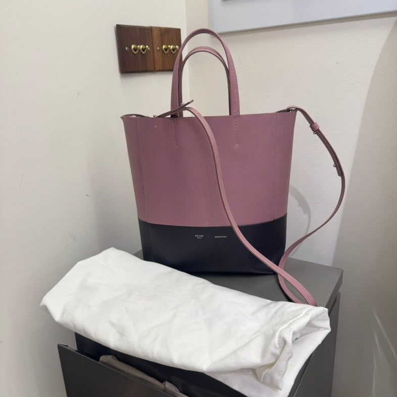 Luxury Vertical Cabas Tote In And Tote Leather Black Tote Bag