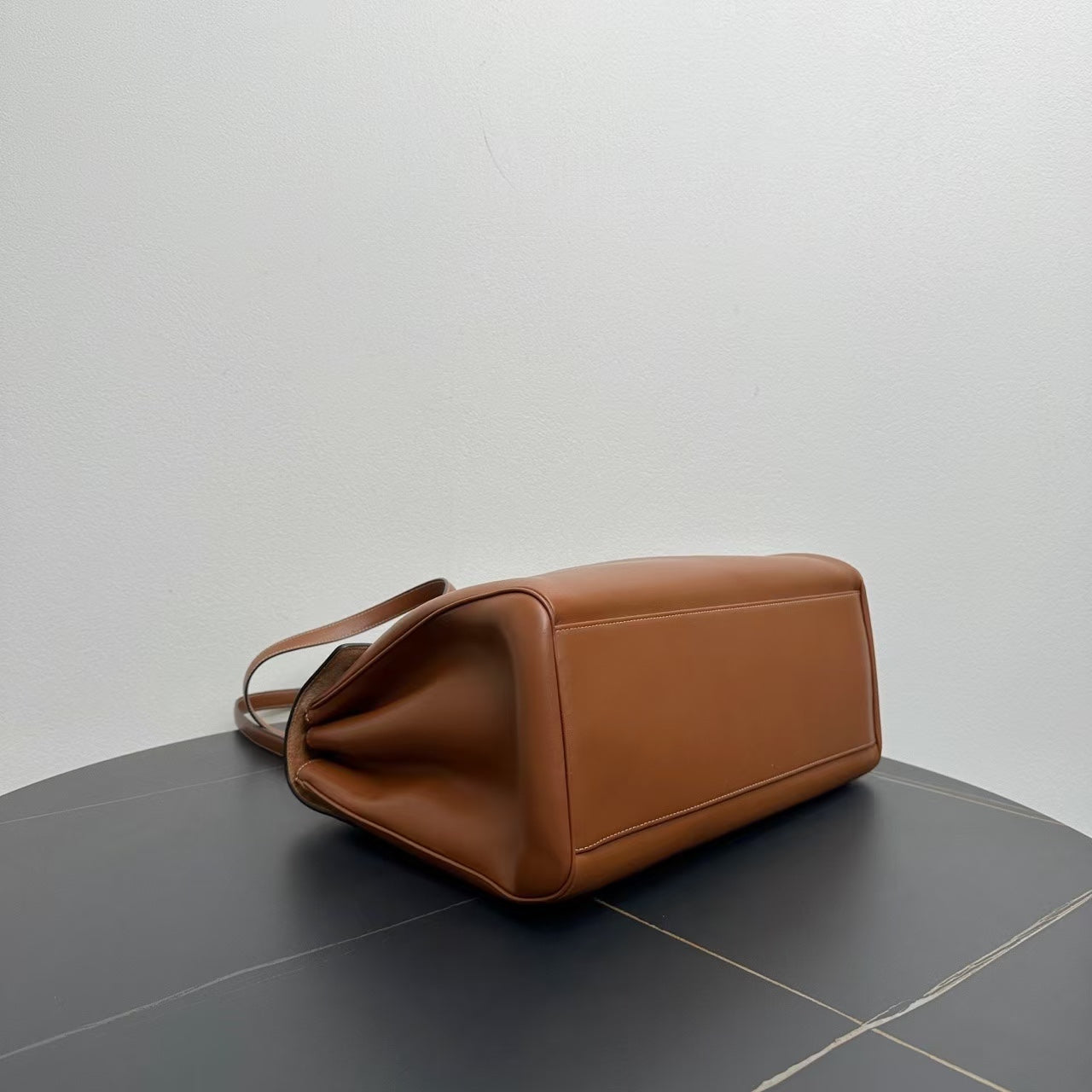 Luxury Tote Bag Leather Brown