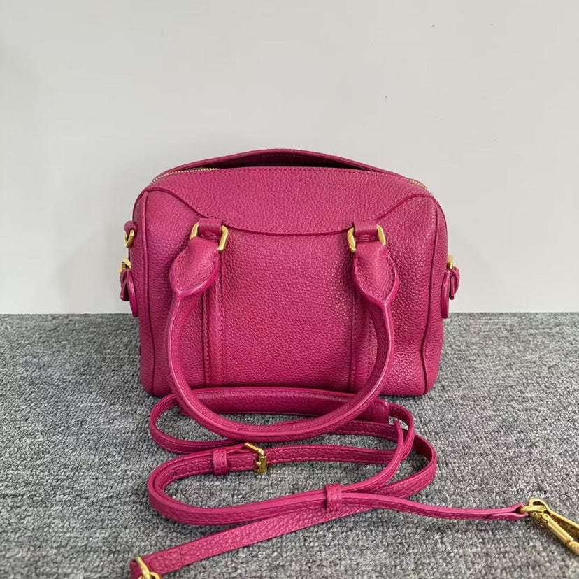 Burberry Luxury Orchard Bag Shoulder Bag Leather Pink