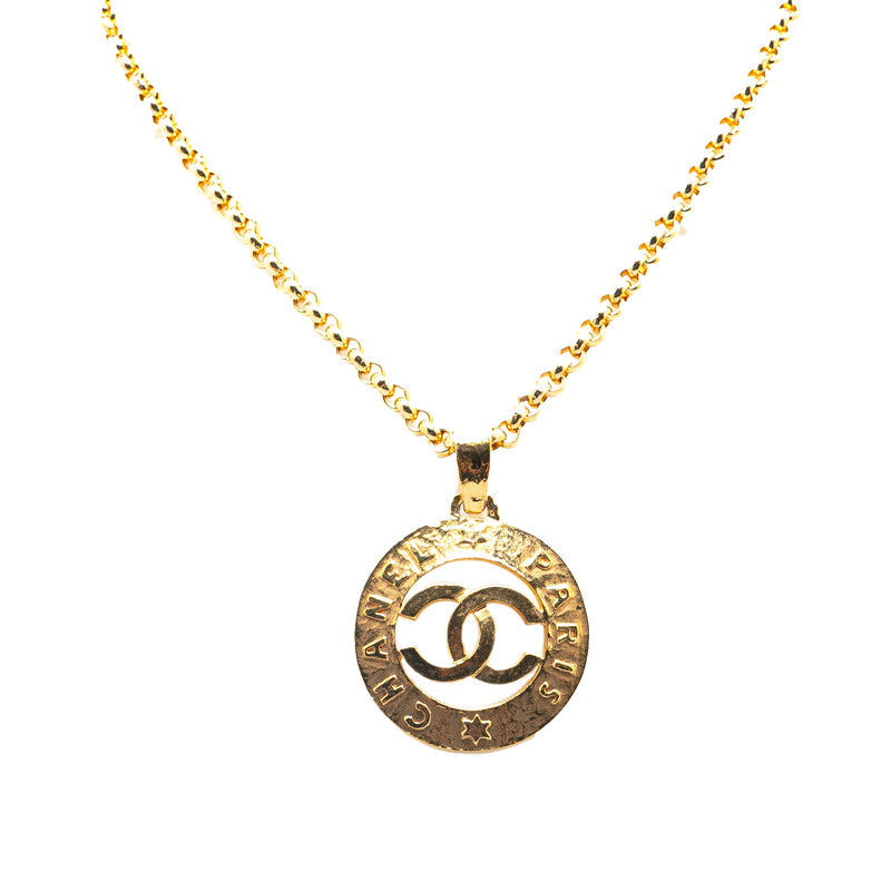 Coco Mark Necklace Gold Plated