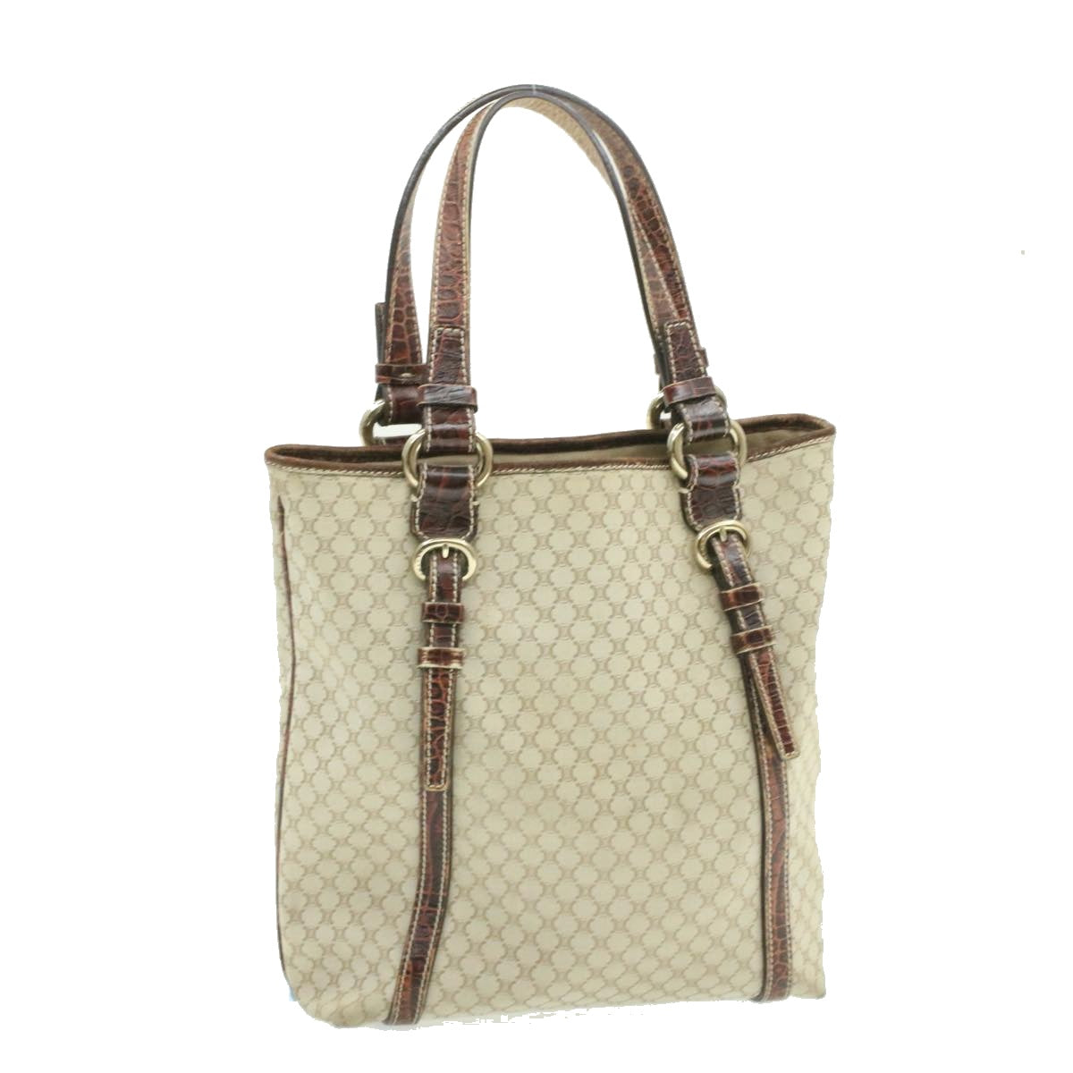 Luxury Macadam Tote Bag Rd Canvas Beige