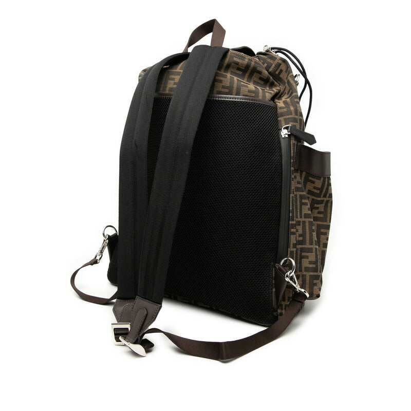Fendi Zucca 2Way Backpack Leather Canvas
