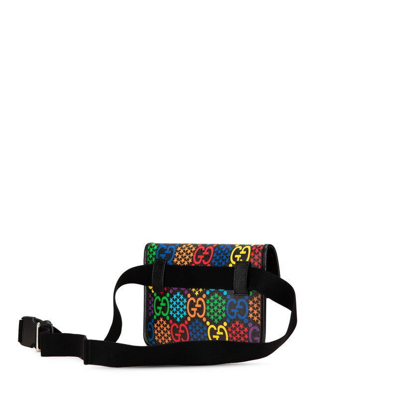 Gucci Psychedelic Waist Bag Leather Travel Bag