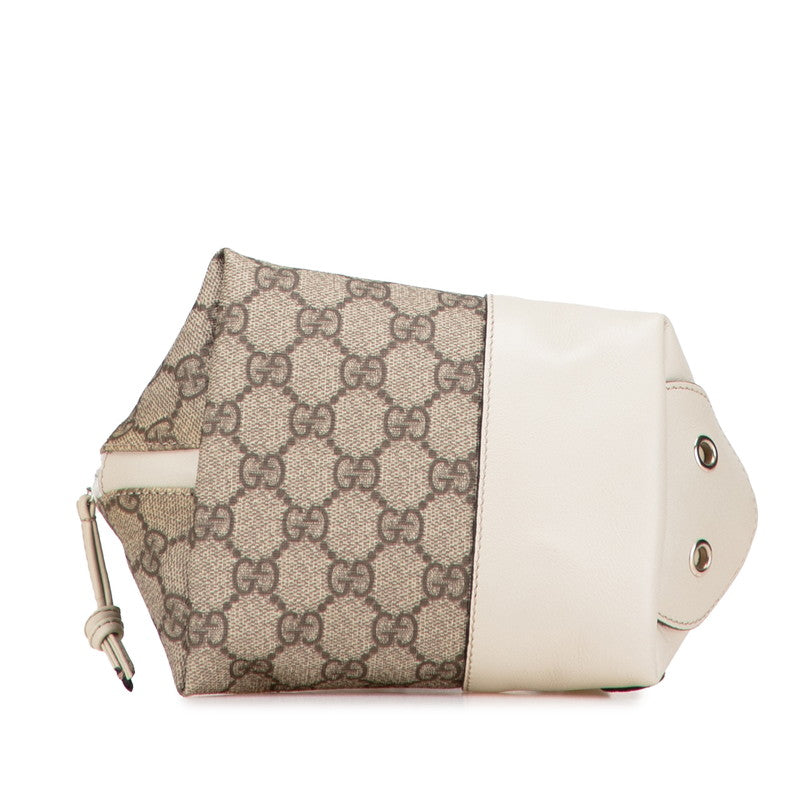 Gucci Supreme Childrens Zoo Handbag Pvc Handbag Leather Mini Travel Bag