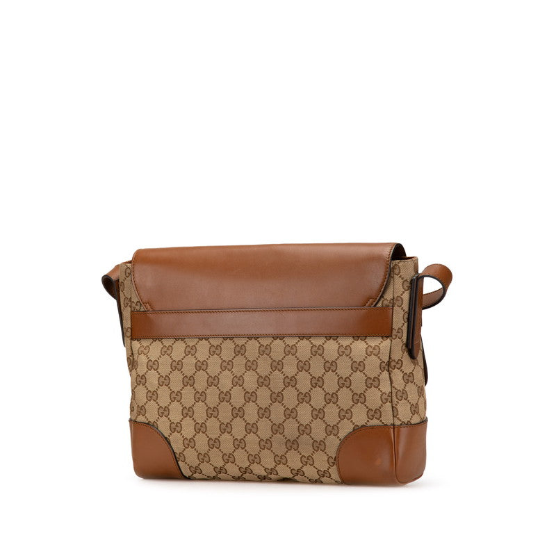 Gucci Shoulder Bag Leather Canvas Bag 27