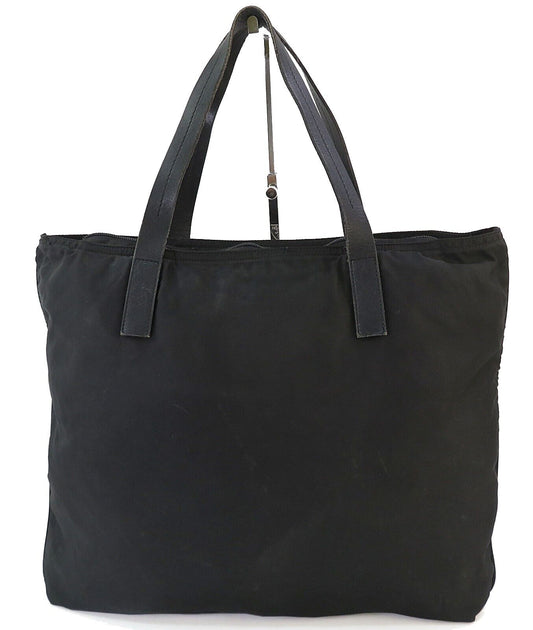 Prada Milano Tessuto Tote Bag Nylon Black