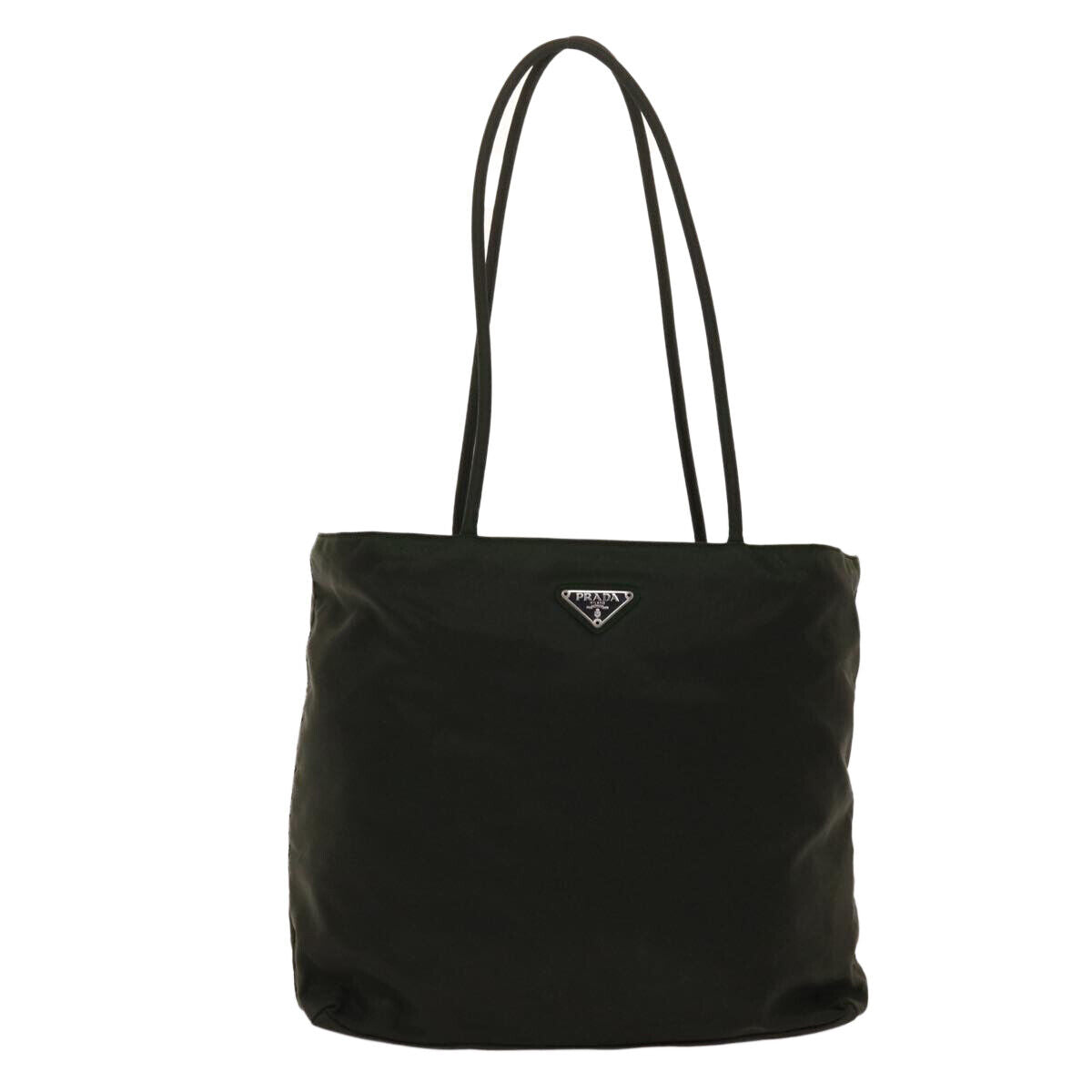 Prada Tessuto Shoulder Bag Nylon Brown