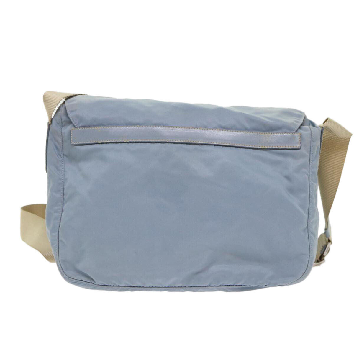 Prada Milano Tessuto Crossbody Bag Blue