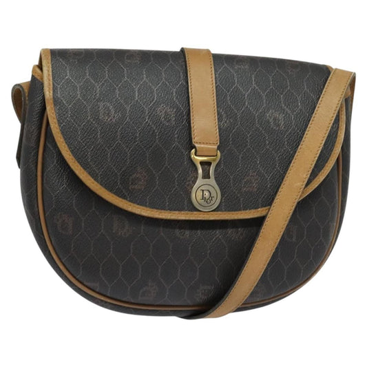 Dior Crossbody Bag Christian Honeycomb And Bag 2 Leather Canvas Black