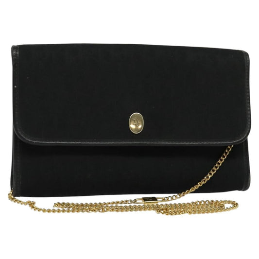 Dior Crossbody Bag Christian Trotter Shoulder Bag Bag Canvas Black Flap