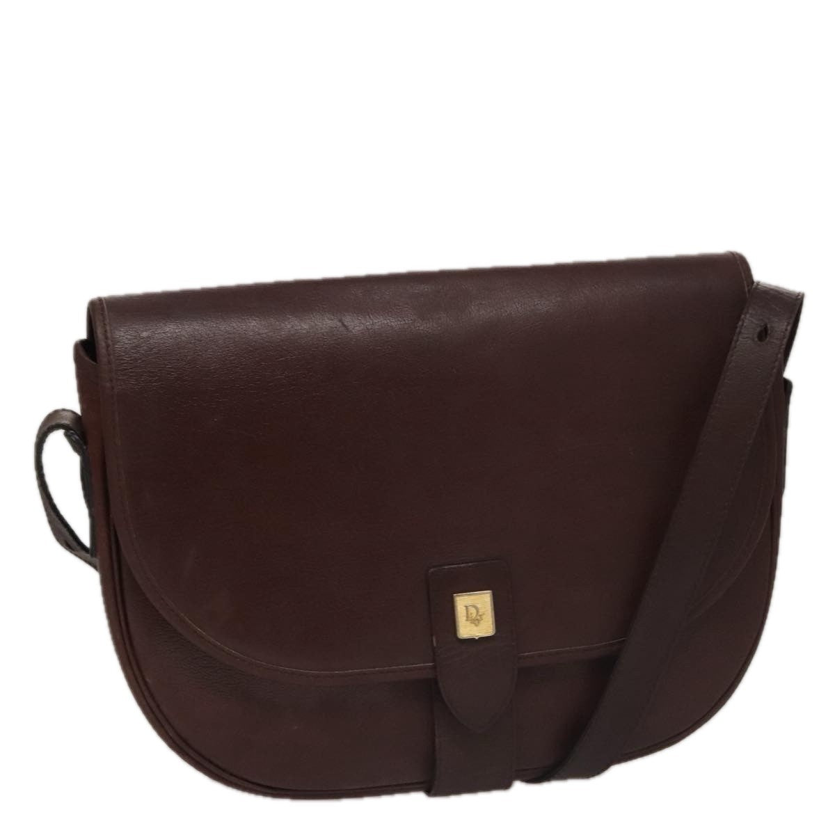 Dior Shoulder Bag Christian Trotter Burgundy Bag Leather Canvas Red