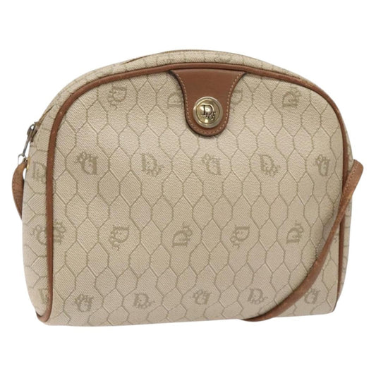 Dior Shoulder Bag Christian Honeycomb Bag 3 Canvas Beige