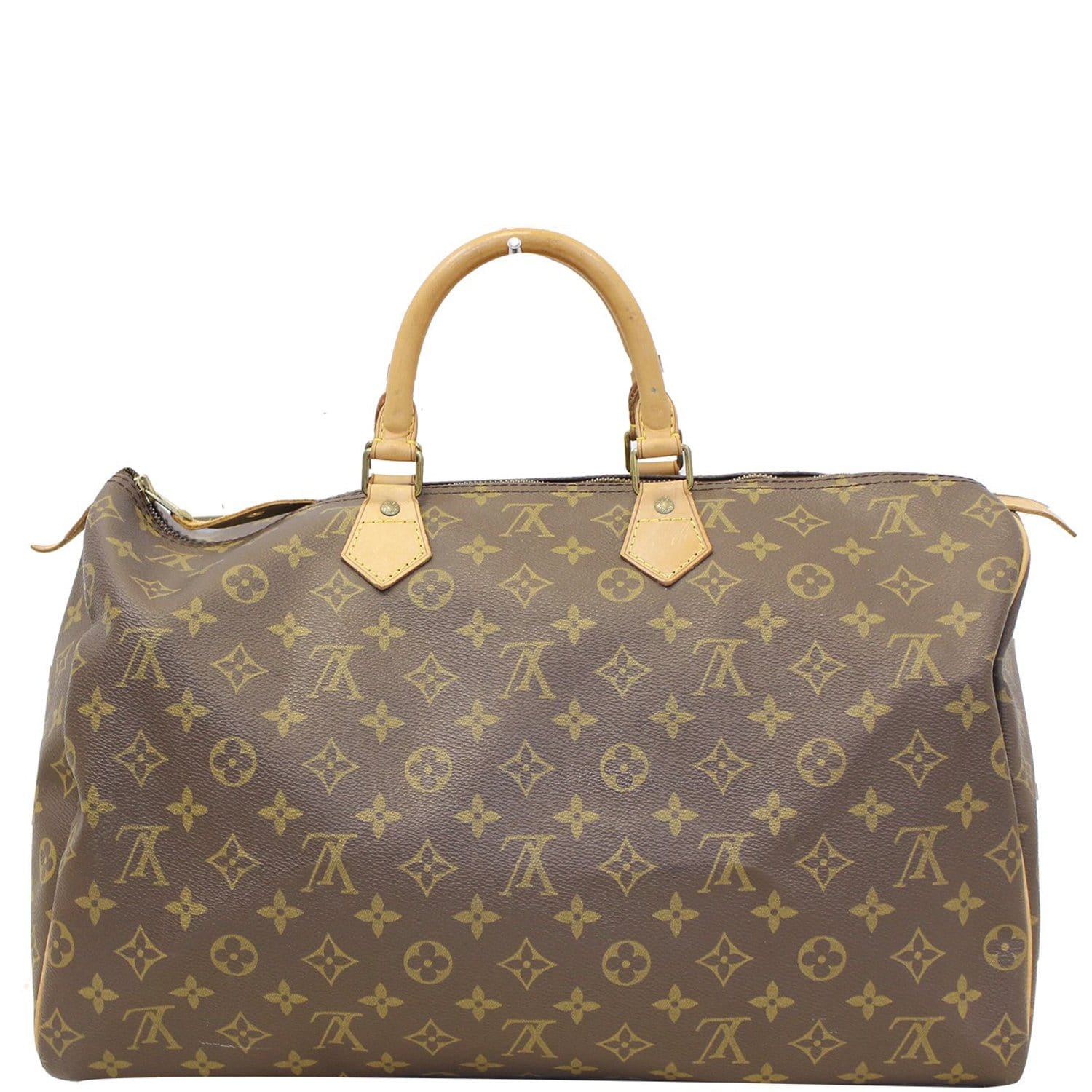 Louis Vuitton Speedy Satchel Bag Canvas Monogram Travel Bag