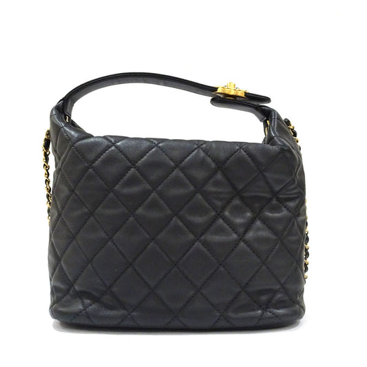 Chanel 19 Hobo Chain Shoulder Bag 2way Matelasse Black