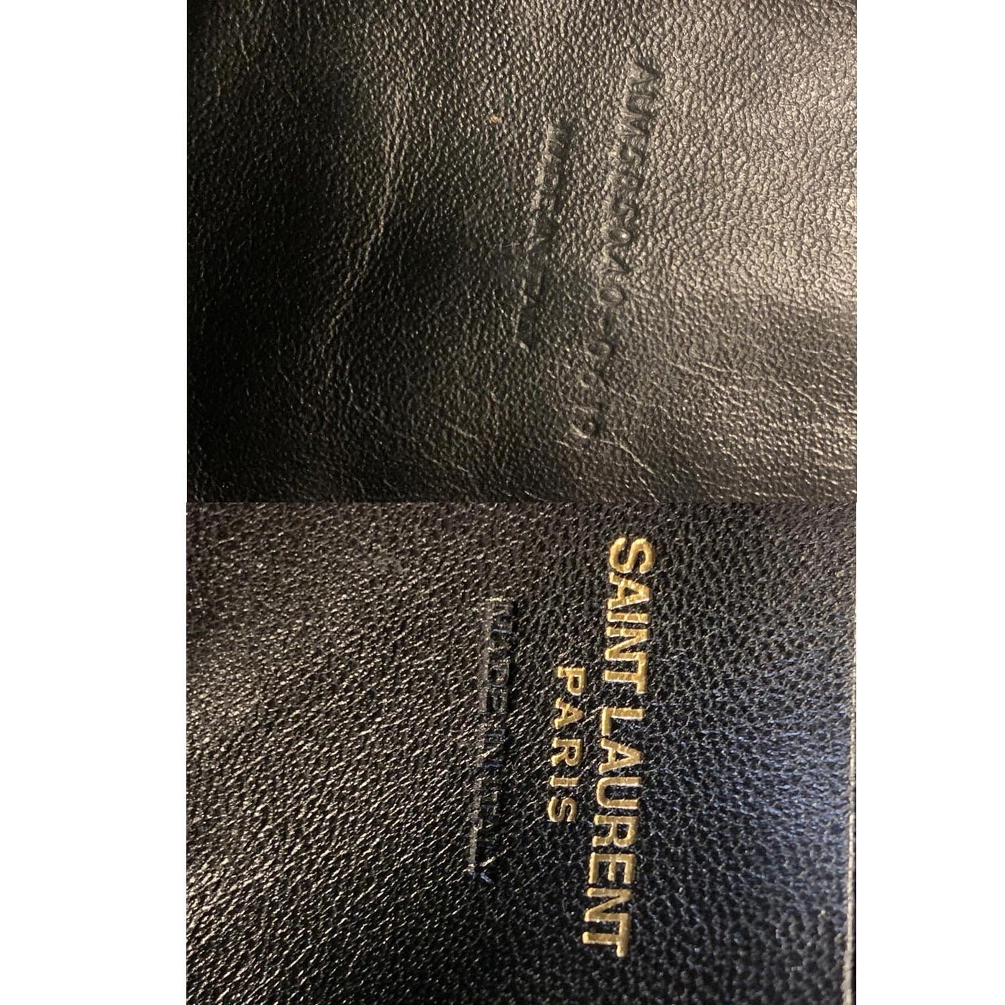 YSL Saint Laurent Yves Lou Grain De Poudre Camera Bag Black Mini Crossbody Bag