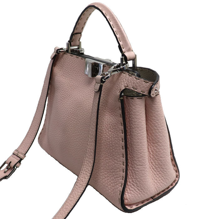 Fendi Selleria Peekaboo Essentially 2Way Shoulder Bag Leather