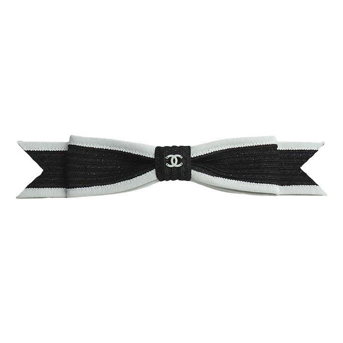 Chanel Coco Mark Ribbon Barrette