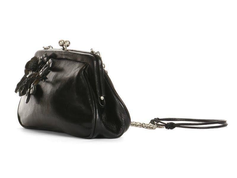 Prada Evening Bag Black Small Clutch Bag