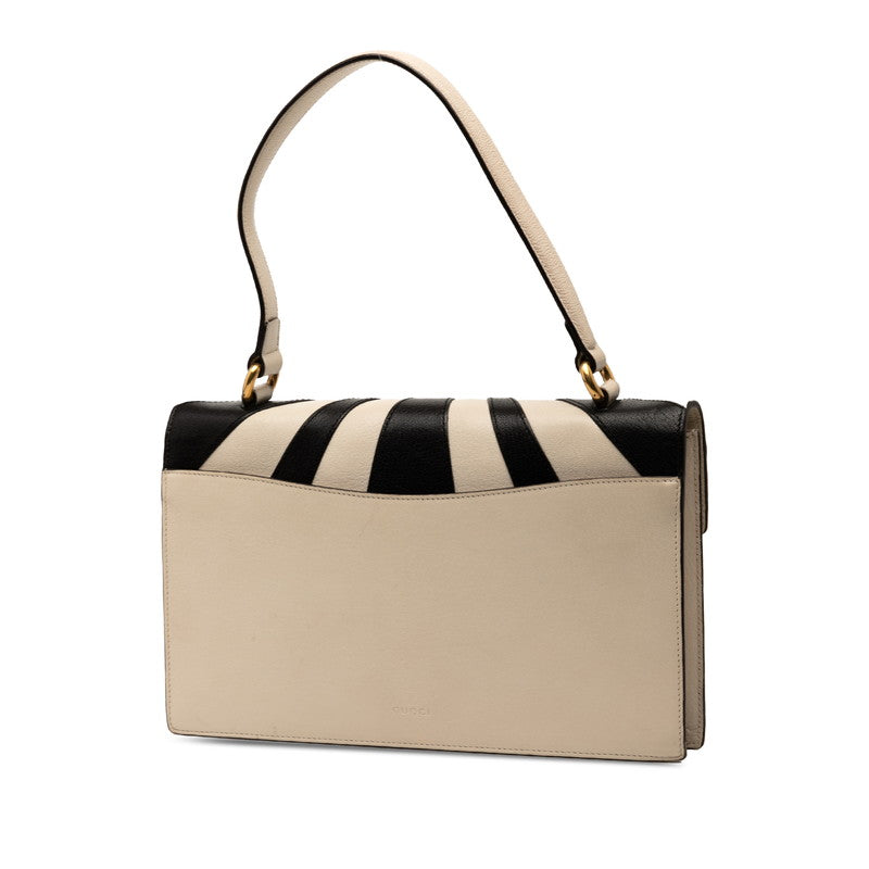 Gucci Ribbon Tiger 2Way Bag Leather Travel Bag